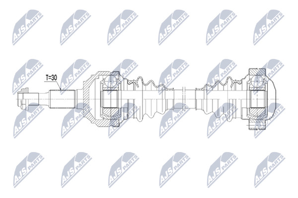 NTY Antriebswelle NPW-PS-014 FüR Porsche Cayman 981 GT4-image