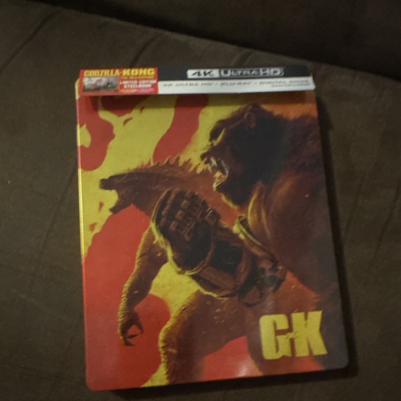 Godzilla x Kong: The New Empire Steelbook 4K Ultra HD Blu-ray Limited OOP