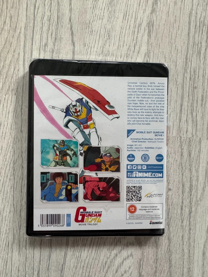 Mobile Suit Gundam Movie Trilogy - Complete 4K UHD Blu-ray Collection - Image 3 of 4