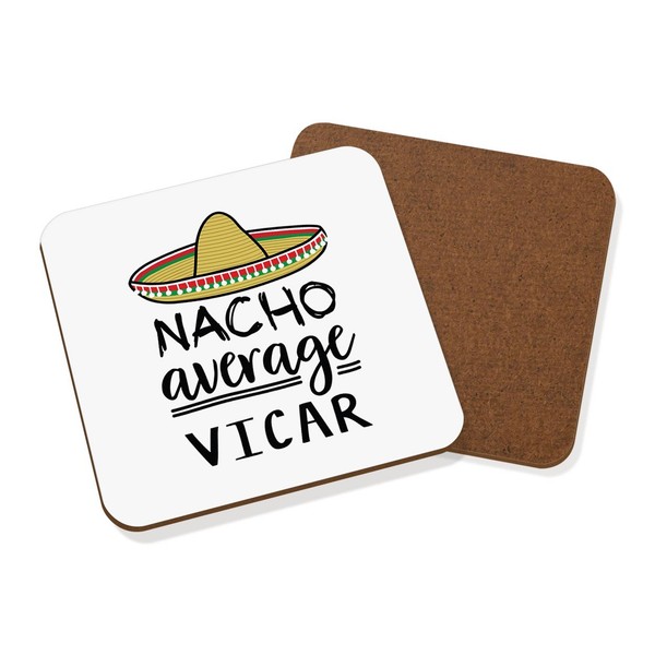 Nacho Durchschnitt Vicar Untersetzer GeträNke Gott Jesus Worlds Best Toll-image