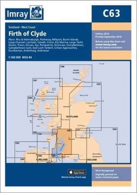 Imray Chart C63 Firth of Clyde by Imray (Paperback Book)