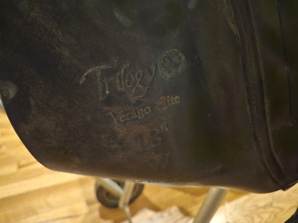 Sillín de doma Trilogy Verago de 18 pulgadas de ancho. Muy buen estado Foto 2 de 4