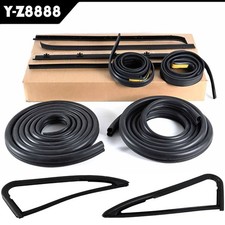 Complete Door Window Weatherstrip Seals Set Kit For 1985-1991 Chevy Gmc C10 K10