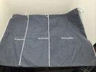 3 STEUBEN GLASS Grey Drawstring Storage Bag 9.25”x13.75”