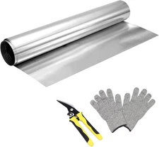Aluminum Flashing Roll Roof Flashing,24 Inch*50Ft Metal Roofing Flashing,0.3Mm T