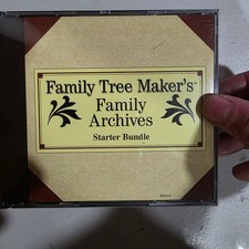 Family Tree Maker's Family Archives Starter Bundle CD Genealogy Software
