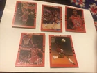 1990 BRODER Michael Jordan  Red Border (5) + 1990-91 Starz cards (2) - mintt