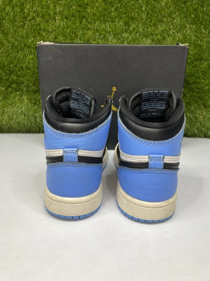 Air Jordan 1 Puntera UNC Retro Talla Alta 13c TD Niños Tenis Azul 2023 FD1412-400 Foto 4 de 4