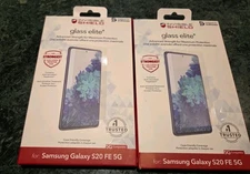 2 @ ZAGG Glass Elite+ Glass Screen Protector for Samsung Galaxy S20 FE 5G