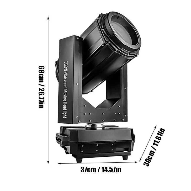 350W 380W Waterproof Beam Moving Head Light DMX Outdoor Sky Beam Searchlight - Image 3 of 4