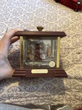 mayflower glass boat in glass display case by d jobling