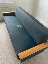 Vintage 1960s Futon For Refurb. Works Perfectly But Needs Reupholstering