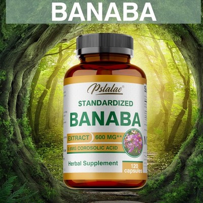 Banaba-Extrakt 600 mg   Herzgesundheit, Blutzucker Und Allgemeine Gesundheit