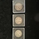 3 Walking Liberty & Franklin Half Dollar 50C Silver Lot in Holders Uncertified