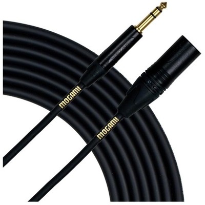 Professional Grade Gold XLR Male Cable - 25ft