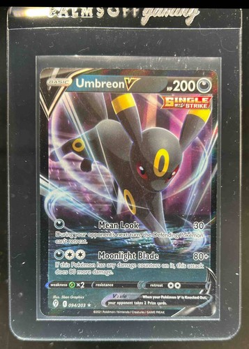 Pokémon Umbreon V - 094/203 - Ultra Rare - Sword & Shield - Evolving Skies - Single Card - Foto 4