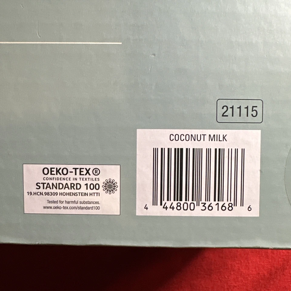 Cortina de Ducha Haven, Cortina de Ducha Gofre Algodón Orgánico, 72" x 72" Coco Foto 4 de 4