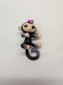 WowWee Fingerlings Lot Of 7 Monkeys, Pink, Purple, Black And White