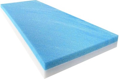 2''x24''x72'' Memory Foam Bench Cushion Medium Firm (Seat , Upholstery Sheet, Up...