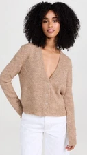 $295 JENNI KAYNE Alpaca Wool Boyfriend Cardigan Sweater XS SOLD OUT