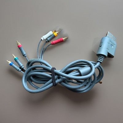 Genuine OEM Microsoft Xbox 360 Component HD AV Cable Composite RCA HDTV TESTED