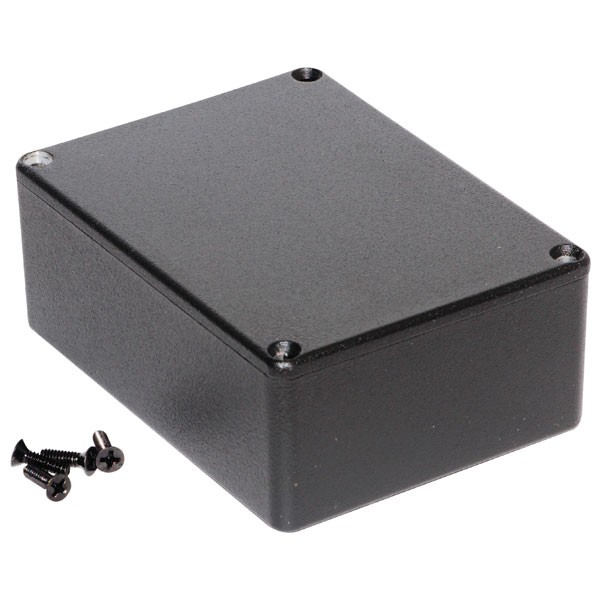 Hammond Diecast Enclosure Black (110.5 x 81.5 x 44mm)