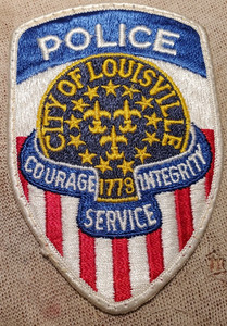KY Louisville Kentucky Police Shoulder Patch