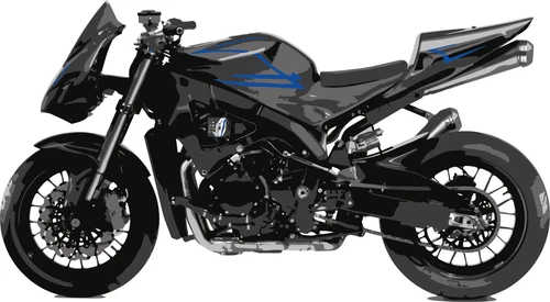 Motorbike Racer Bike Self Adhesive Vinyl Sticker