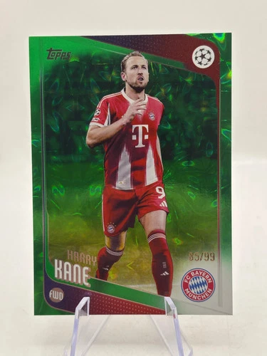 2026 Topps Chrome UEFA Champions League - Harry Kane #182 Green /99