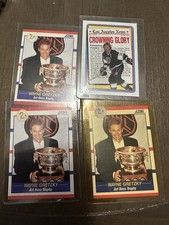 Wayne Gretzky Score Card Lot Of 4 Mint Condition