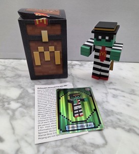 NEW 2025 McDonald's Minecraft Movie Adult Happy Meal Zombie Hamburglar Figure 