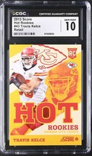 2013 Score Travis Kelce Hot Rookies Retail #43 CGC 10 Kansas City Chiefs WB2012