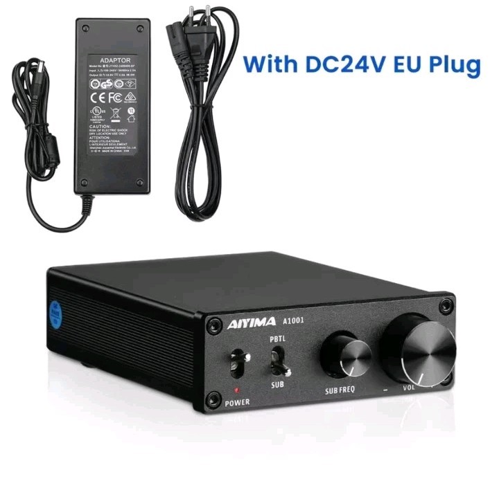 AIYIMA A1001 amplificateur de puissance mono pour alimenter un subwoofer passif