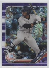 2019 Bowman Chrome Prospects Purple Shimmer Refractor Isiah Gilliam #BCP-204 c5r