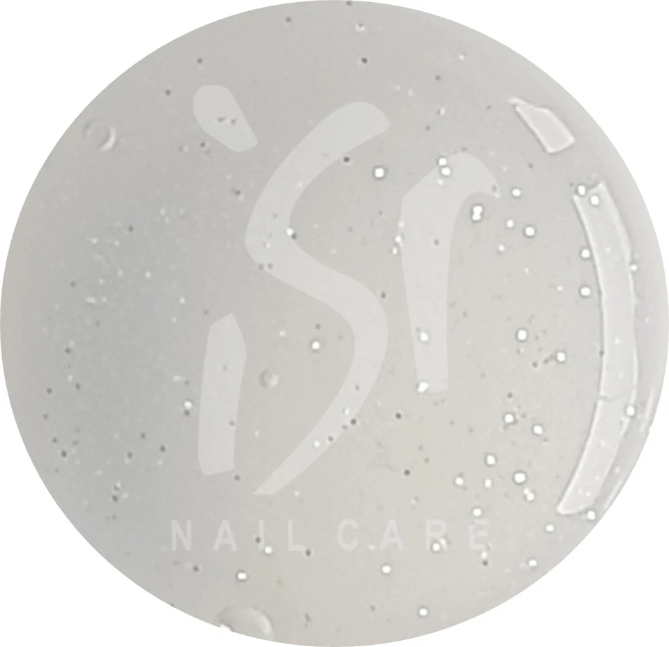 Gel UV glamour 30 ml con glitter fine struttura trasparente media viscosità gel glitter - Immagine 2 di 2