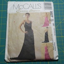 McCalls 3527 Pattern Sz 12-14-16-18 "Evening Elegance" Lined Formal Dress Gown