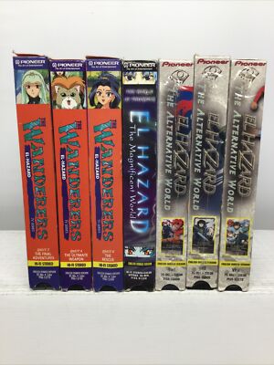 7 VHS Anime Tapes El Hazard The Alternative World / Magnificent
