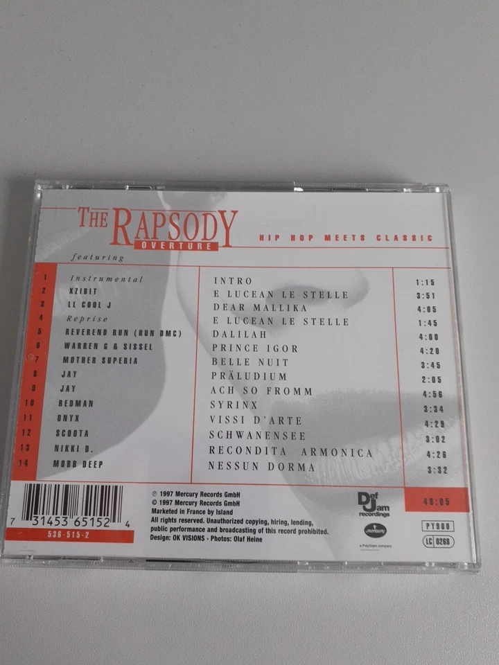 CD The Rapsody - Hip Hop meets Classic - Various - Bild 2 von 4