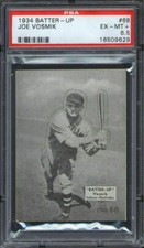 1934 Batter-Up #68 Joe Vosmik PSA 6.5 Cleveland Indians