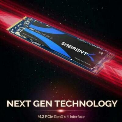 Sabrent 1TB Rocket NVMe PCIe M.2 2280 Internal SSD High