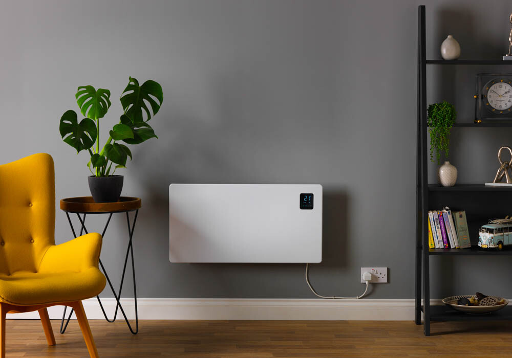 Caldo WiFi Electric Panel Heater, Wall Mounted Splash Proof Radiator with  Timer | eBay
