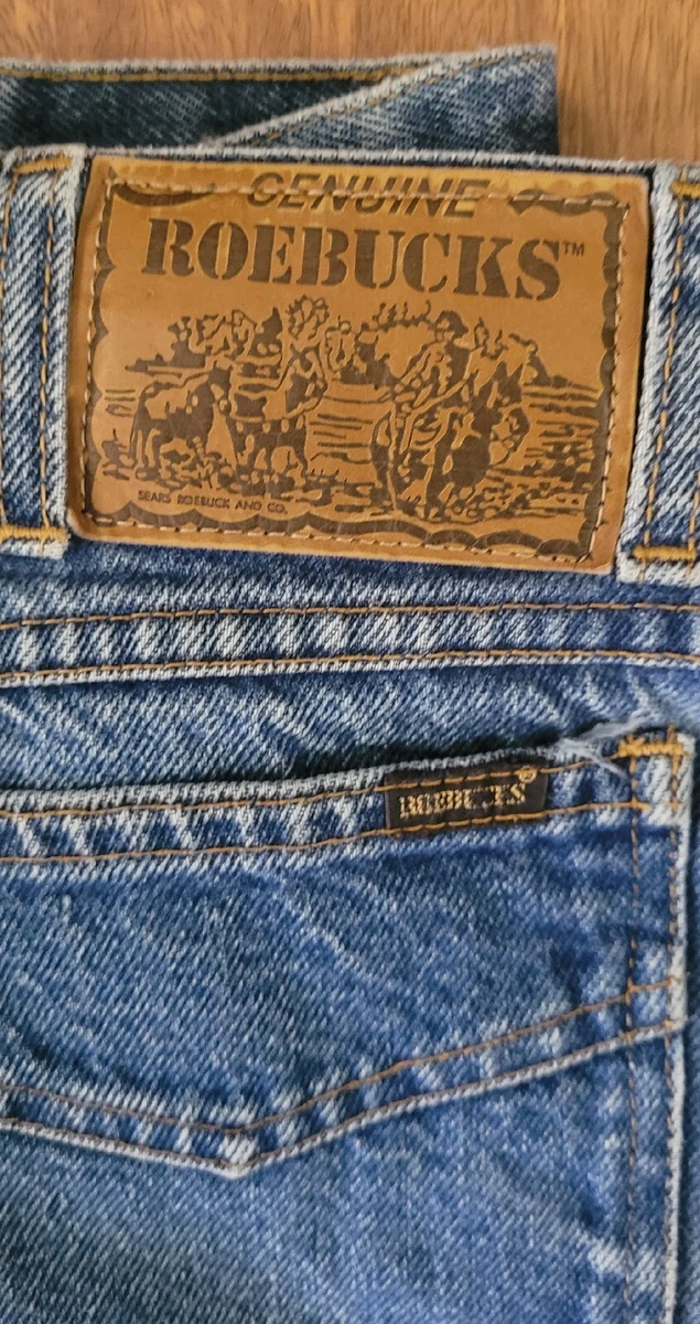 Vintage Genuine Sears Roebucks Western Wear Medium Wash Jeans Size