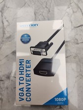 Vention ACN Male VGA to Female HDMI 1080p 60Hz ABS/PVC One Way Converter