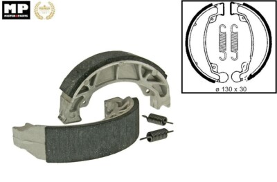 Jeu De 2 Mâchoires De Frein Arrière Pour Yamaha XVS 125 Drag Star (5JX) 2000-2004 - Neuf Générique