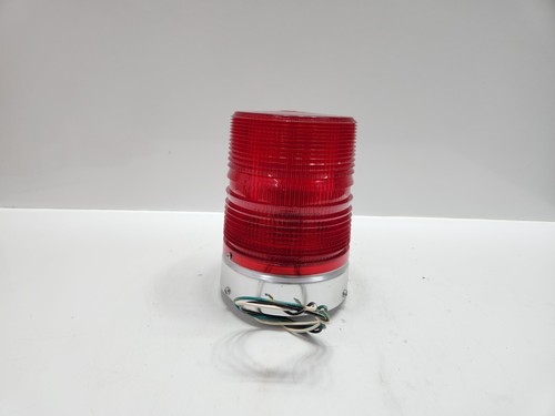 FEDERAL SIGNAL 131DST RED STROBE WARNING LIGHT - Picture 5 of 7