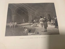  First and limited 1885 Edition J. Gerome photogravure lithograph