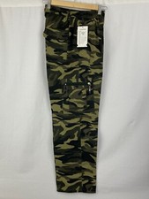 New Mens Cargo Combat Trousers Army Camouflage Camo Military Pants S - 3XL