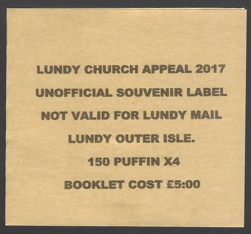 AOP GB LUNDY Under blast sales Unofficial Year-end gift £ booklet 5