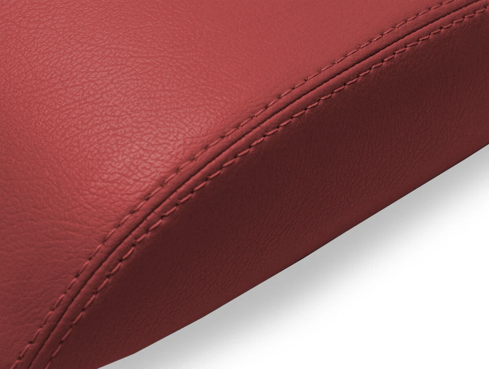 Se adapta a Pontiac GTO 2004-2006 PVC cuero consola tapa reposabrazos cubierta roja Foto 4 de 4