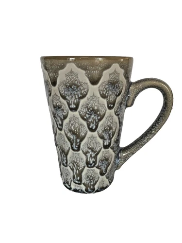 Tall Latte Coffee Mug Spectrum 2015 Artisanal Tile Design Textured 16 in. Tall